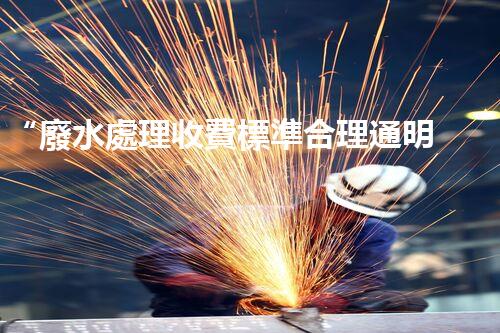 “廢水處理收費標準合理通明，助力綠色環(huán)保事業(yè)蓬勃進展”